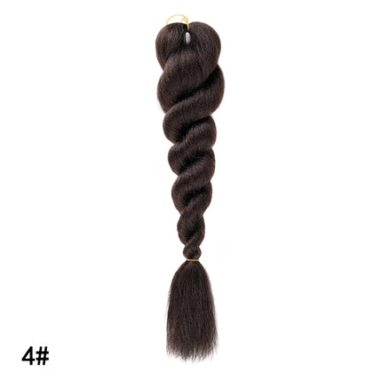 Colorful Ombre Jumbo Braiding Hair Low Temp Flame Retardant Synthetic Hair Bulk Tangle Free Crochet Twist Braids Hair Extensions