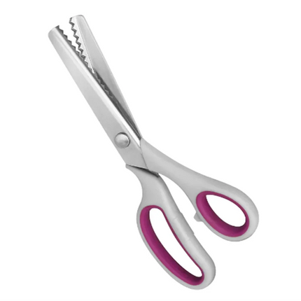 Professional Chisel Pinking Shears Stainless Steel Dressmaking Scissor Serrated Scalloped Sewing Tailor Zigzag Fabric Scissors
