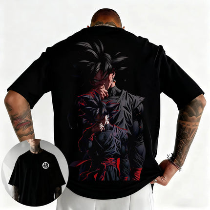 Dragon Ball Japanese Anime Printed Men T-Shirt Majin Buu Men's Clothing Harajuku Short Sleeve Goku T-shirt 2026 Summer Clothing