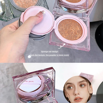 Gege Bear Moisturizing Air Cushion Cream Light Natural Clear Liquid Foundation Brightens Skin Tone Air Cushion BB Cream