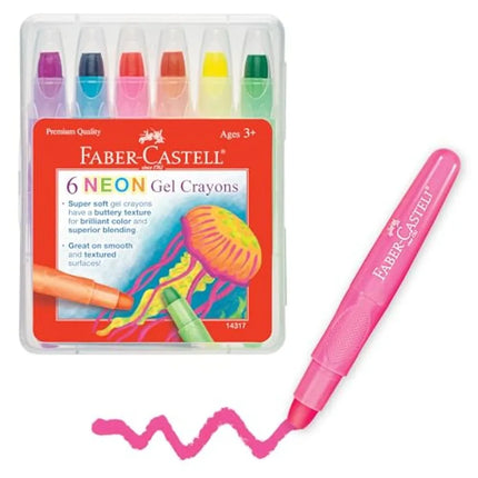 Gel Crayons: Jumbo Drawing Sticks in a Durable Storage Case: Toddler Art Supplies for Coloring, Twistable Crayons for Drawing S