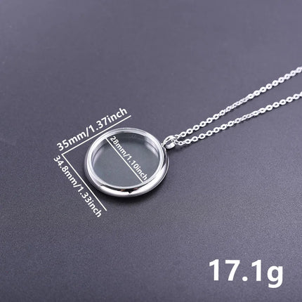High Fashion Twist Locket Pendant Necklaces For Women Men Jewelry Memory Photo Floating Charm DIY Stainless Steel Lockets Gift