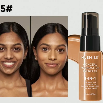 Matte Liquid Foundation Oil Control Pre-makeup Concealer Bb Cream Natural Long-lasting Face Base Foundation Professional Makeup