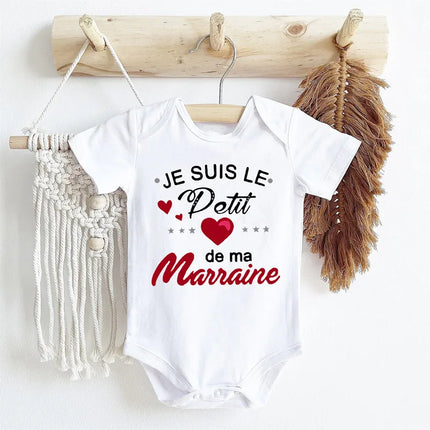 I Have The Best Godmother In The World Newborn Baby Bodysuits Funny Summer Short Sleeve Infant Rompers Body Boys Girls Jumpsuits