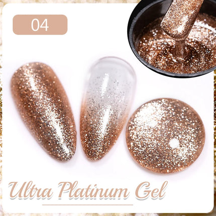 7.5ML Amber Moonlight Cat Magnetic Gel High Glossy Luxury Coffee Series Cat Eye Gel Soak Off UV Semi-Permanent Nail Art Varnish
