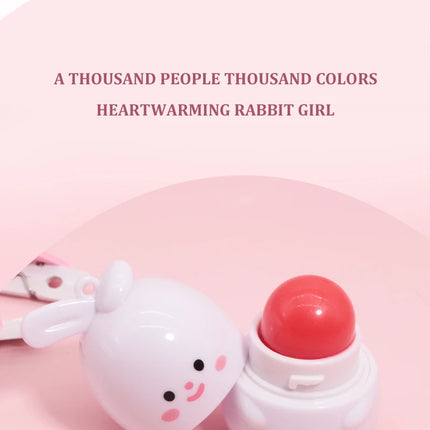 Goody Bunny Color-Changing Lip Balm Moisturizing Repairing Waterproof Lipstick Anti-Dry Cracking Temperature Change Color Lipstick