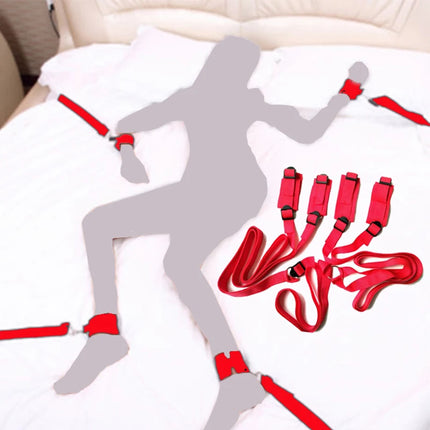 Erotic Bed Sm Adult Passion Open Sex Supplies Couple Flirting Artifacts Upgraded Version Female Leg Splitting Bondage Harnesses