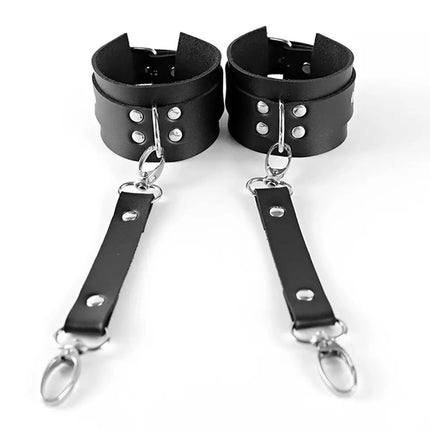 New SM Leather Binding And Binding Leg Set Couple Game Adult Sex Toys Sex Props BDSM Toys Self Bondage Acessorios Femininos Sexy