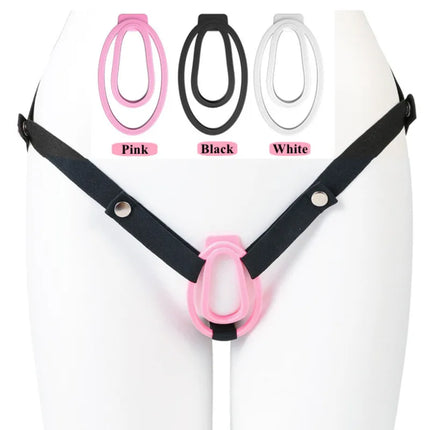 Sissy Fufu Clip Male Chastity Panties Chastity Cage with Anti-slip Assisted Girdle Hide Lower Body Crossdressing Hide jj Sex Toy