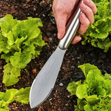 New Design Double Head Garden Shovel Thickened Stainless Steel Weeding Hoe Digging Tool for Planting Flowers Wild Vegetables