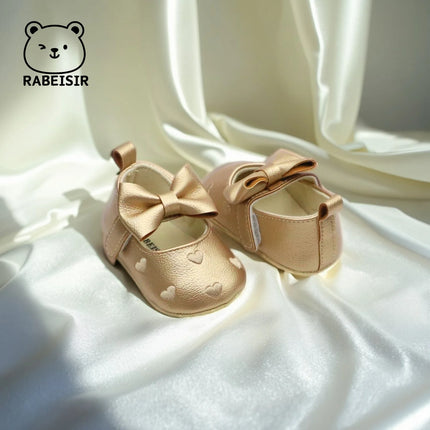 Baby girl toddler shoes baby embroidery love style baby's first pair of step shoes breathable non-slip fashion