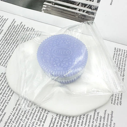 Squishy Handmade Silicone Cookies Fidget Toy Slow Rebound Stress Relief Pinch Decompression Squeeze Toy for Kids Holiday Gifts
