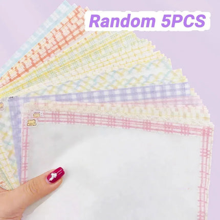 5Pcs Light Transmission Perler Beads Baking Cloth Edge-stitched DIY Melting Beads Baking Cloth Heatproof Heat Resistant