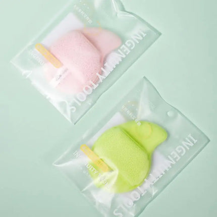 GECOMO Soft Thickened Facial Cleansing Puff Foaming Sponge for Deep Cleaning Gentle Face Wash Sponge