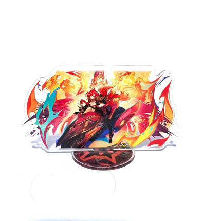 Anime Genshin Impact Figure VARKA ZIBAI Acrylic Stand Model Plate 1pc Desk Decor Standing Sign Game Fans Gift