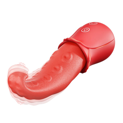 Powerful Realistic Tongue Licking Vibrator Female Clitoral Nipples Anal Stimulator Vibrator Sex Toys for Women Adults