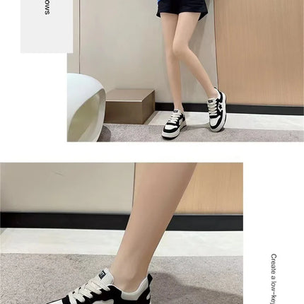 Fashion Casual Star Sport Loafers Women Chunky Sneaker Outdoor Comfort Soft Bottom Anti-slip Board Loafers Athletic Shoes