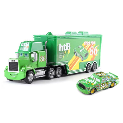 Pixar Cars Storm Jackson Truck Lightning McQueen Racing Toy Car 2 Car 3 1/55 Ratio Die Casting Mack Model Birthday Gifts