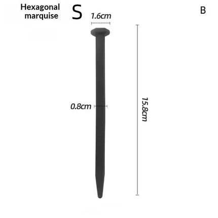 Urethral Toys For Men Nail & Screw Silicone Penis Plug Sounding Urethral Inserts Urethral Dilation Catheter Urethral Probe