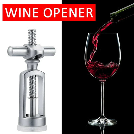 Multi Functional Red Wine Bottle Opener Manual Creative Tool Zinc Alloy Bottle Opener Household Simple Wine Stopper