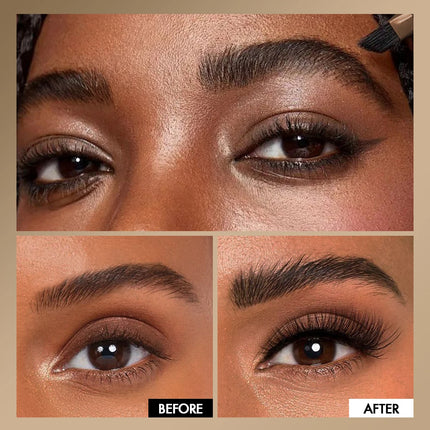 1PC Waterproof 3D Press-type Eyebrow Pencil - Accurate Contouring, Anti-smudge, Natural Wild Eyebrows, Suitable for Beginners