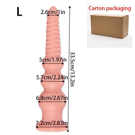 Long Big Anal Beads Butt Plug Long Butt Plug Anal Training Expansion Anal Dilator For Women Man Gay Soft Anal Massager Sex Toys