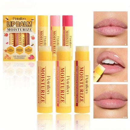 3-Pack Moisturizing Lipstick Hydrating Moisturizing Anti-Dry Crack Moisturizing Lipstick Set