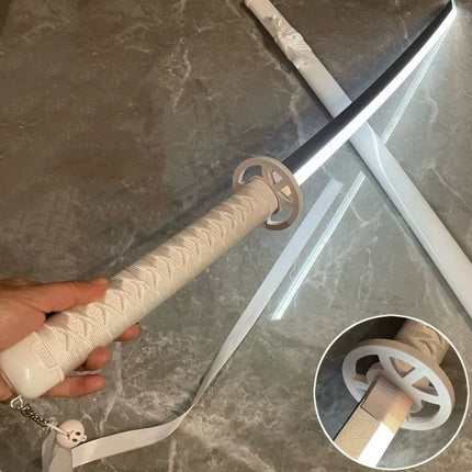 40inch Luminous Bleach Katana Kuchiki Rukia Sword Led Light Anime Cosplay Prop Knife Real Size Japanese Katana Samurai Sabre Toy