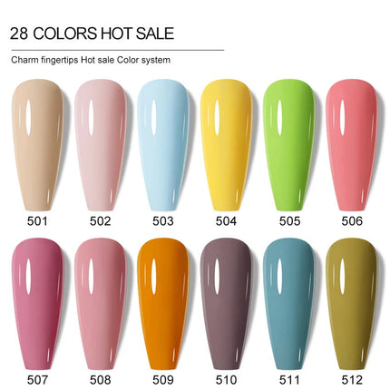 Clou Beaute 15ml HEMA TPO FREE Color Gel Nail Polish Nude Pink Red Green Collection Nail Gel Polish Glitter Soak Off UV LED Gel