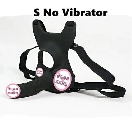 10 Frequency Double Penetration Vibrator for Couples Adult Sex Toy Men's Strap-On Anal Plug Dildo Butt Plug Vagina Plug