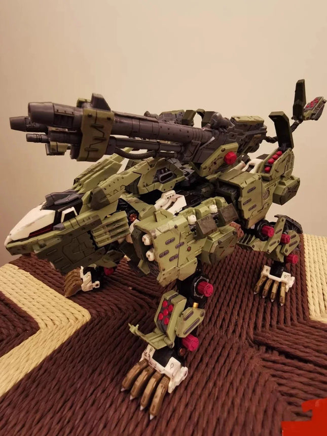 BT Building Blocks ZOIDS RZ-041 Liger ZERO Panzer Green Lion 1:72 Scale Full Action Plastic Kit Assemble Model Birthday Gifts