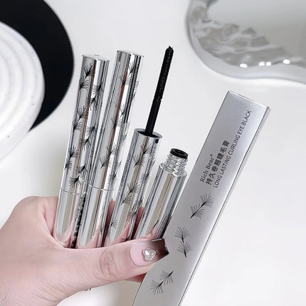 Steel Tube Mascara-Special Spiral Brush,Waterproof LongLasting Silk Fiber Mascara,keep Each Eyelash Curled for aLong Time Makeup