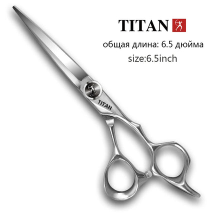 TITAN Professional Hairdresser Scissors Barber Scissors Hair Cutting Thinning Set of 5.5/6.0/6.5/7.0 Inch Japan 440C Steel