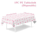 plastic tablecloth 8 / rectangle