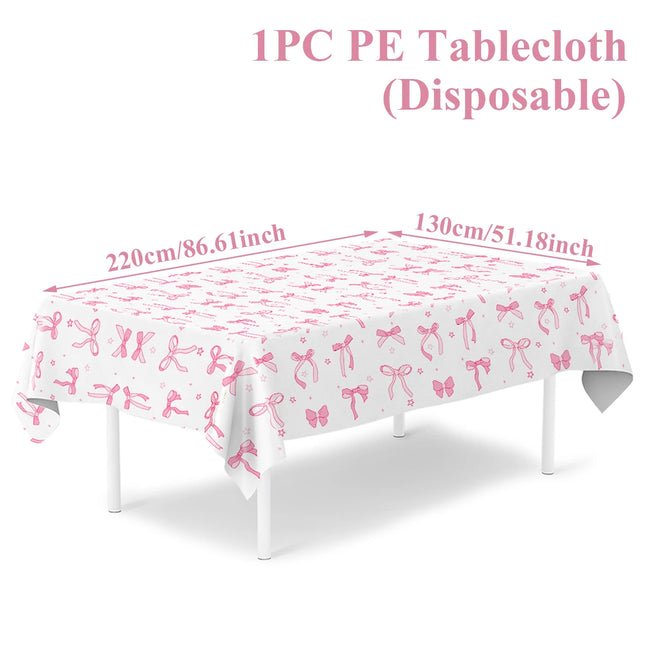 Purple Laser Disposable Tablecloth Happy Birthday Party Decoration Wedding Party Aluminum Film Table Cover Baby Shower Supplies
