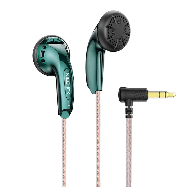 NiceHCK YD30 UV Varnish Surface 3.5mm HIFI Music Wired Earbud 15.4mm Dynamic HD Microphone Earphone for Gaming Meeting Vido EB2S