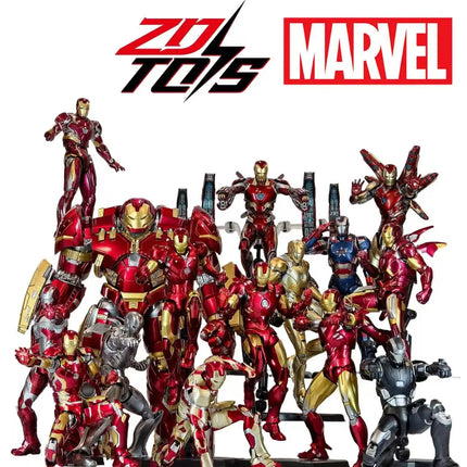 ZD Toys Iron Man Action Figures (Models: MK1-MK7,MK9 MK11, MK12, MK14, MK15, MK23, MK27, MK38, MK40, MK42, MK43,MK46 7-Inch, etc