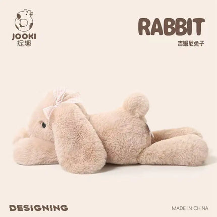 35cm New Simulated Shy Rabbit Doll Stuffed Plush Toy Cartoon Anime Cute Pillow Pillow Pillow Children's Birthday Gift Fun Doll