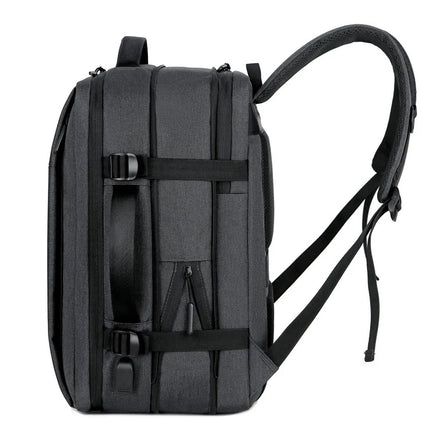 Men Large Capacity Backpack USB Charging Male Laptop Bagpack Waterproof Business Travel Back Pack Luggage Bag Mochila