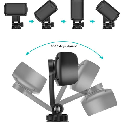 Adjustable Phone Tripod Stand Portable Foldable Desktop Holder 360 Rotatable Selfie Stick Live Streaming Stabilizer Compact