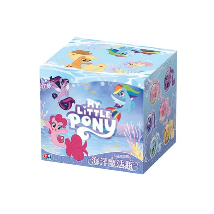 Hasbro Anime My Little Pony Ocean Magic Bottle Series Blind Box Toy Twilight Sparkle Rainbow Dash Applejack Gifts for Children