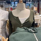 Army green-ribbed / One Size