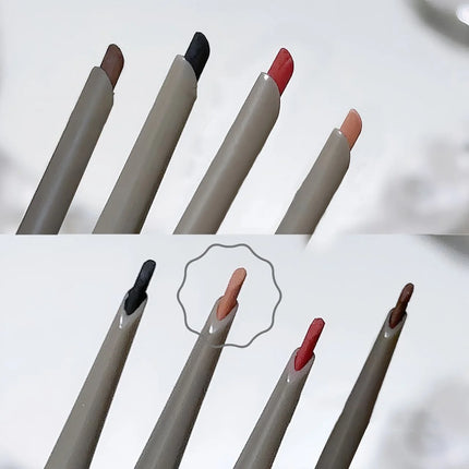Sexy Rose Red Eye Liner Pencil Natural Matte Wine Red Lying Silkworm Eyeliner Easy To Color Waterproof Eye Make Up Cosmetics 1pc