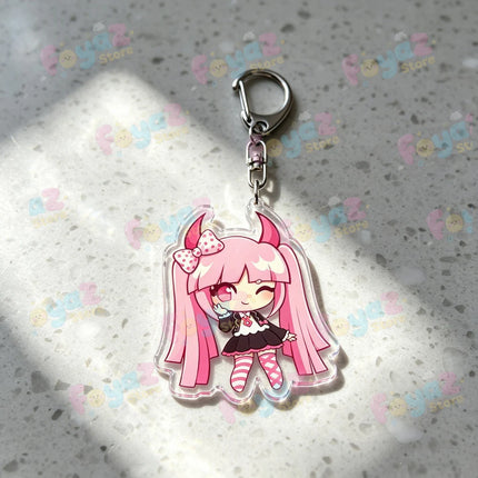 Danganronpa Keychain Accessories Bag Game Keyrings Jewelry Manga Fans Gifts