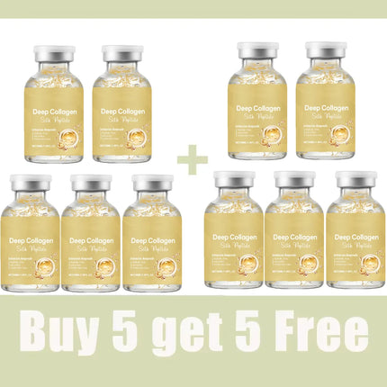 Silk Peptide Ampoule | Anti-Aging Serum with Collagen & 30 Peptide Complex for Intensive Lifting, Skin Tightening & Firming