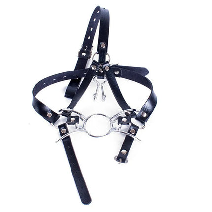 Bdsm Slave Muzzle Nose Hook Oral Fixation Fetish Spider O Ring Gag Ball With Nose Clip Leather Head Bondage Harnes Strap Sex Toy