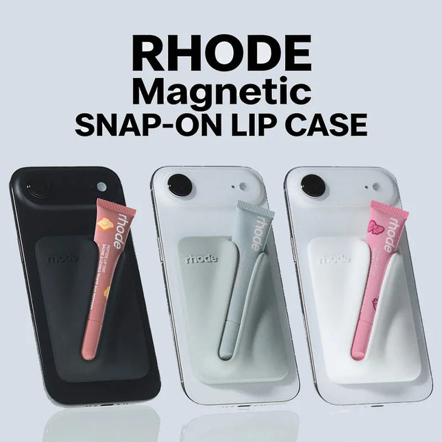 Brand Latest Birthday limited edition Magnetic SNAP-ON LIP CASE Lip Holder Black Storage Makeup Bag MagSafe Gloss Phone Cases