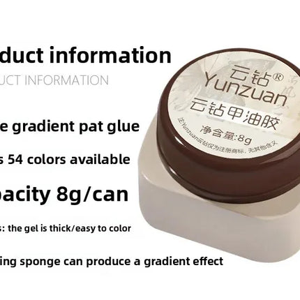 9 colors Chinese style spring is not late aurora powder shell polished fairy powder cream popular brocade powder solid nail art