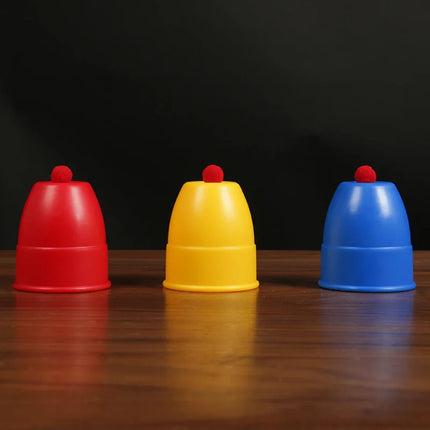 Three Cups Magic Ball Cup and Ball Children Simple Magical Middle Three Immortals Return Cave Immortal Picking Beans Magic Props