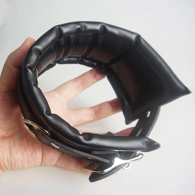 Leather Padded Handcuffs Bdsm,Cosplay Hand Ankle Cuffs,Slave Bondage Restraints,Restriction,Sex Toys For Couples,Adult Games